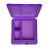 SoftShell Luncher Snap-Close Silicone Food Storage Container - Big Bee, Little Bee