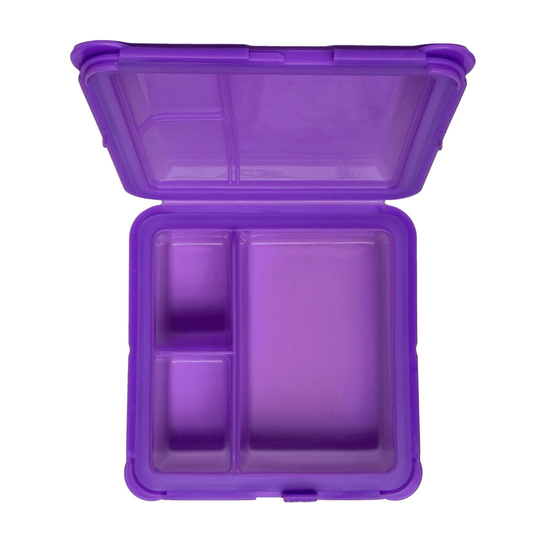 SoftShell Luncher Snap-Close Silicone Food Storage Container - Big Bee, Little Bee