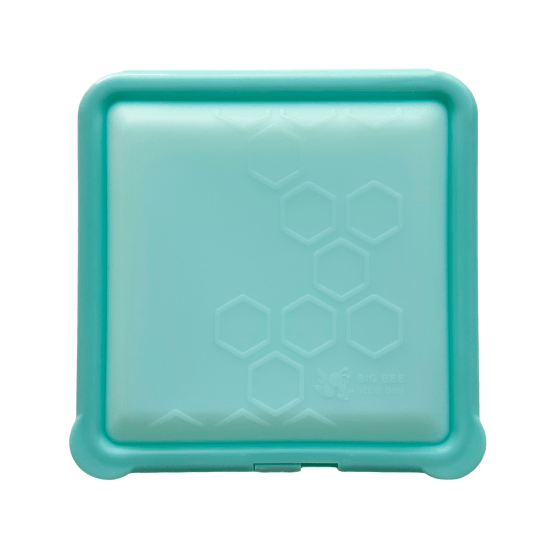 SoftShell Snap-Close Silicone Food Storage Container - Big Bee, Little Bee