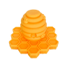 Big Bee, Little Bee ScrubBEE Original ScrubBEE Silicone Scrubber: Marigold